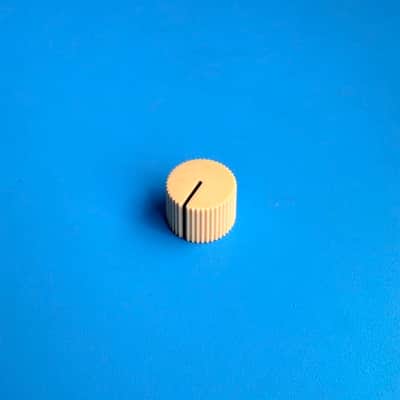 Fender Rumble 15 (PR2490) Bass Amp Part: D-Shaft Beige Control Knob Cover Cap image 5