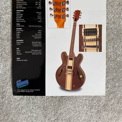 Gibson Tom DeLonge Signature ES-333 | Satin Brown with Stripe image 21