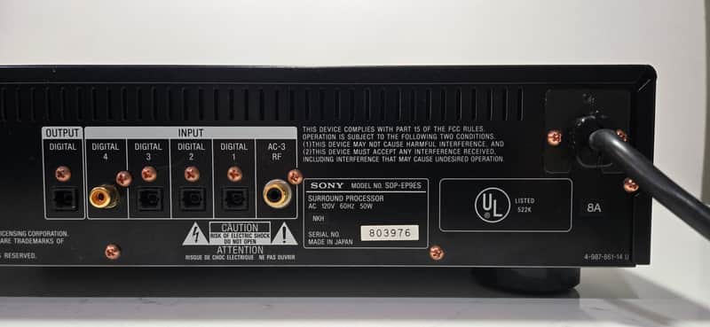 Sony EP9ES 1997-1998 - Black | Reverb