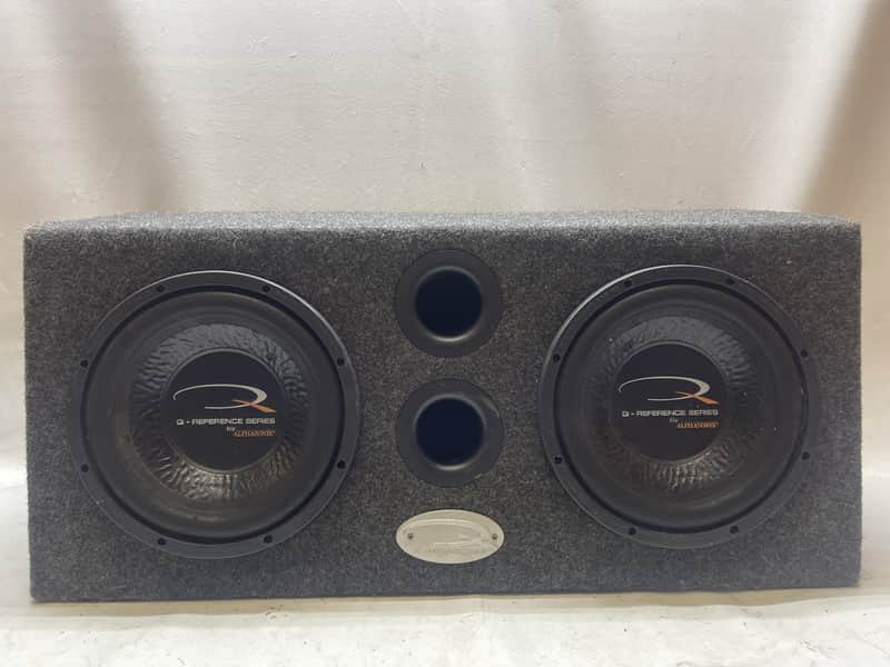ALPHASONIK Q REFERENCE SERIES QB10S - GREY CARPETED FINISH image 1