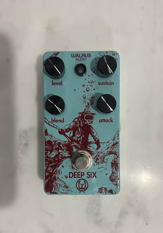 Walrus Audio Deep Six Compressor V1 2012 - 2018 - Blue / Red Diver image 1