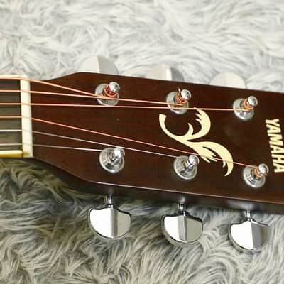 Vintage 1990's YAMAHA FG-420A Electric Acoustic Guitar Made in Taiwan image 14