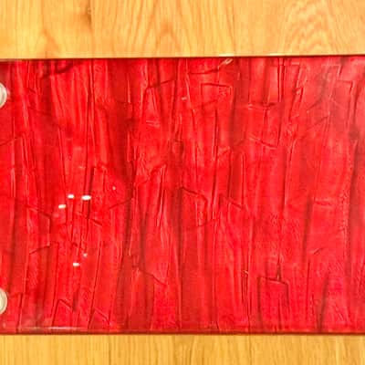 SUPER RARE OAHU 1x8 COMBO IN VERY RARE CUSTOM ORDERED STUNNING RED MOTS FINISH -SUPRO SPECTATOR/COMET/YELLOW SUNSHINE CIRCUIT BUT BETTER, w/12AX7 PRE(very rare version), not lower gain 6SL7 pentode-LOOK!! image 7