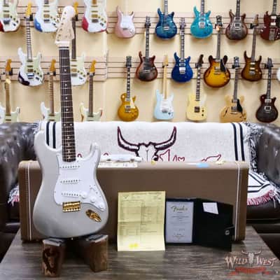 Fender Custom Shop Robert Cray Signature Stratocaster Hardtail  AA Birdseye Maple Neck NOS Inca Silver 7.50 LBS image 6