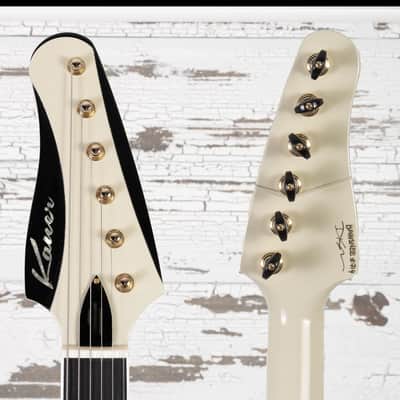 Kauer Banshee Deluxe - Antique White w/ White Binding & Gold Hardware image 7