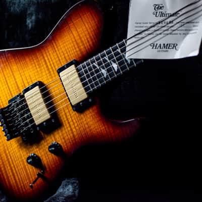 Hamer TLE Sunburst Finish w/ Flamed Maple Top Custom Order image 11