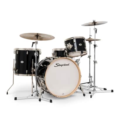 Slingerland 4Pc Studio King Kit 13/16F/22K/6.5S - Del Norte Black (SDKTSKK22N04DNDNB) image 2