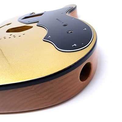 Brio 69 T-Style Thinline Alder Top Bound Metallic Gold Top H/S image 7