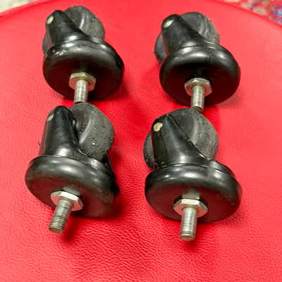 Marshall Homa 1970's 4x12 Castor Wheel Set - Black x 4 image 3