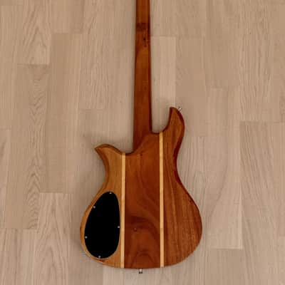 1980 B.C. Rich Eagle Bass, Koa Neck Through Vintage USA-Made Bass w/ Case image 3