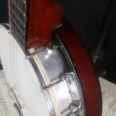 Vintage Peerless 5-String Banjo with Gig Bag image 11