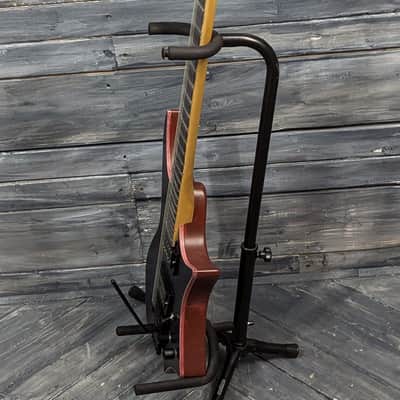 Used Unbranded Headless Electric Guitar with Overlord of Music Locking Tremolo and Gig Bag image 16