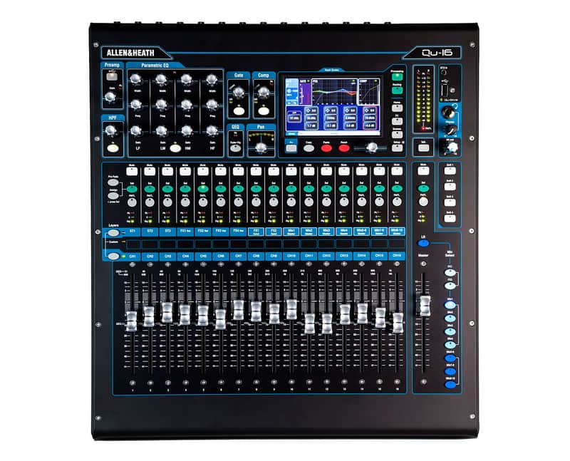 Allen & Heath QU-16C Chrome Edition 16-Channel Digital Mixer image 1