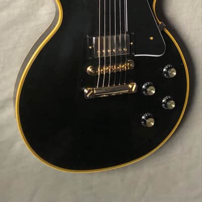 Gibson Limited Edition Les Paul Custom Chambered 2022 Antique Ebony image 2