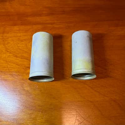 Elco 599 Snap-on tube shields (pair) 1950’s - Nickel image 1