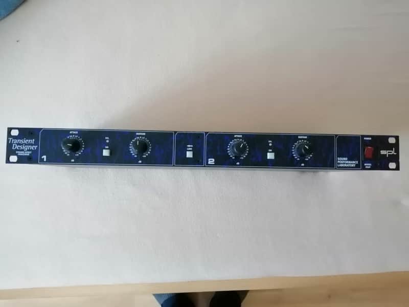 SPL TRANSIENT DESIGNER 2 Dynamics Processor 2001 - 2015 - Black w/ Blue Lightning image 1