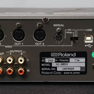 Roland ED Sound Canvas SC-8850 Polyphonic Digital Synth MIDI Sound Module - 240V image 8