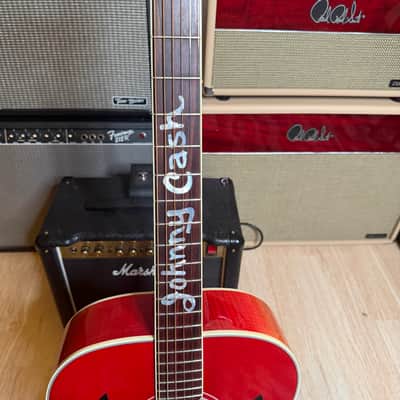 Gibson Custom Shop Johnny Cash Signature SJ-200 2024 - Vintage Cherry Sunburst image 5