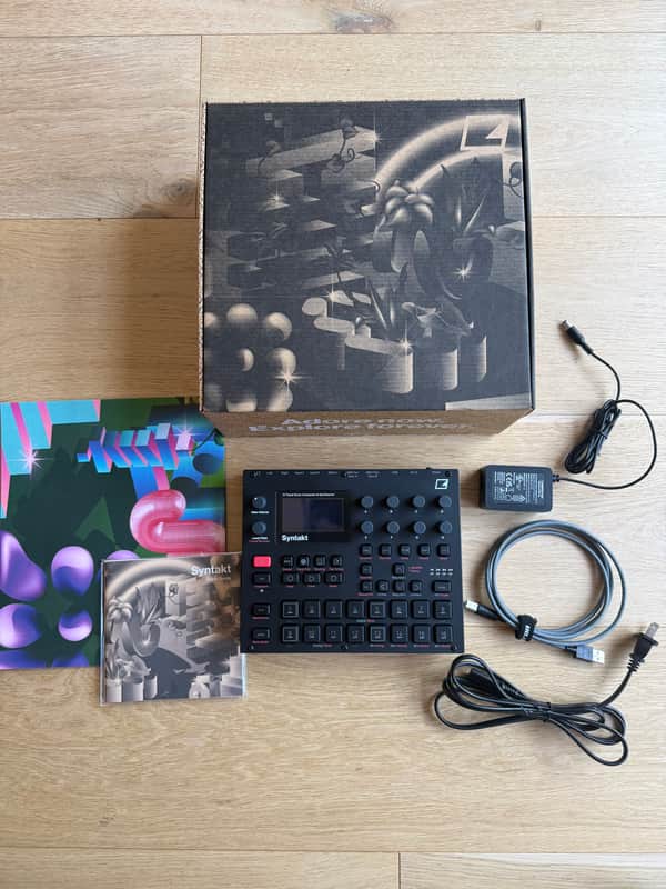 Elektron Syntakt 12 Track Drum Computer & Synthesizer 2022- Present - Black image 1