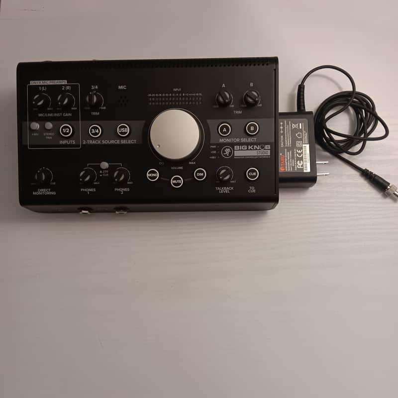 Mackie Big Knob Studio Monitor Controller / Interface 2017 - Present - Black image 1