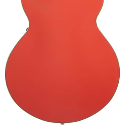 D'Angelico Premier SS Single Cut Semi-hollow with Stop-Tail Tailpiece in Fiesta Red image 3