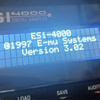 E-MU Systems ESI 4000 Turbo 64-Voice 128mb SCSI2SDv5.2 Digital Sampler with new black/white display image 5