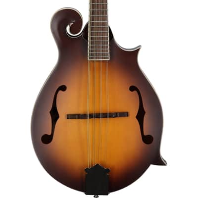 Epiphone F-5 Studio Mandolin, Vintage Sunburst Satin, with Gig Bag image 3
