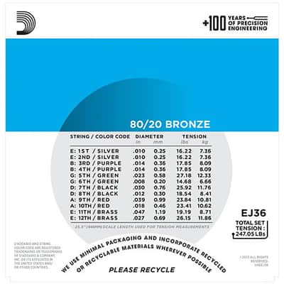 D'Addario EJ36 .010-047 image 2