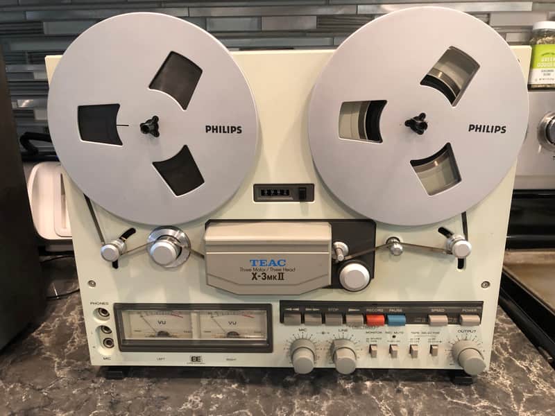 TEAC X-3 1/4" 2-Track Reel to Reel Tape Recorder image 1