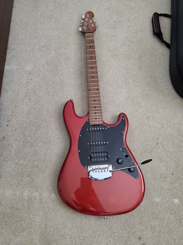 Ernie Ball Music Man Cutlass RS HSS with Maple Fretboard 2024 - Present - Blood Orange