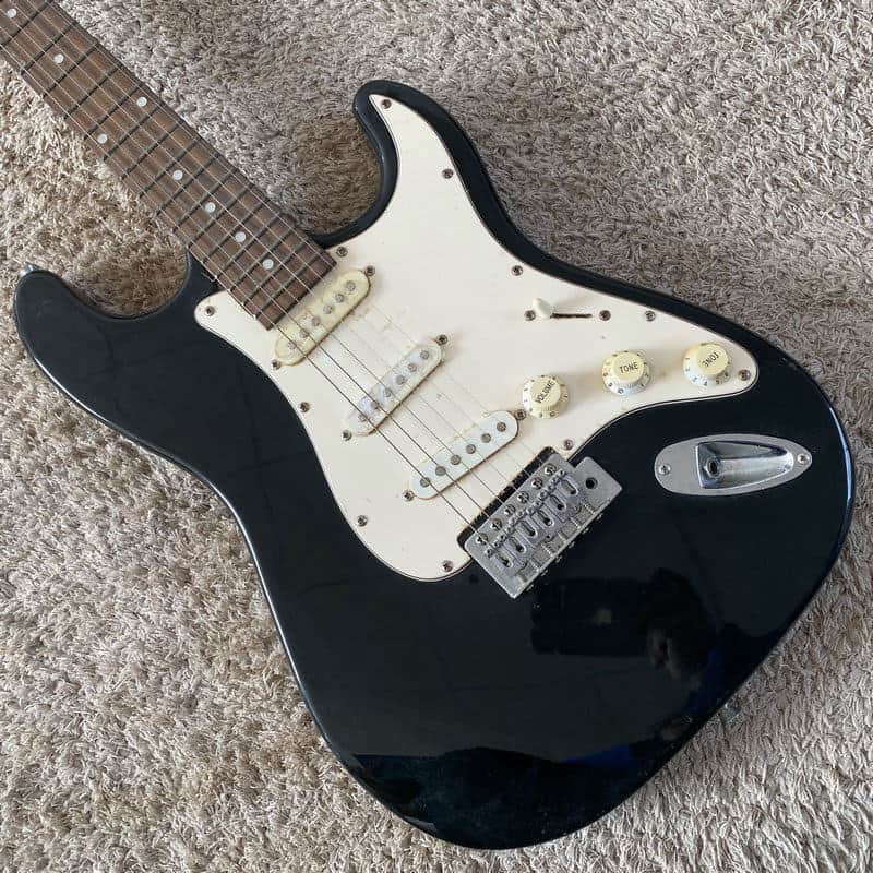 SSS Black Electric Guitar, Basswood Body, Maple Neck, Rosewood Fingerboard image 1