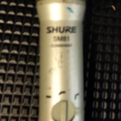 Shure SM81 Small Diaphragm Cardioid Condenser Microphone 1984 - Present - Silver image 2