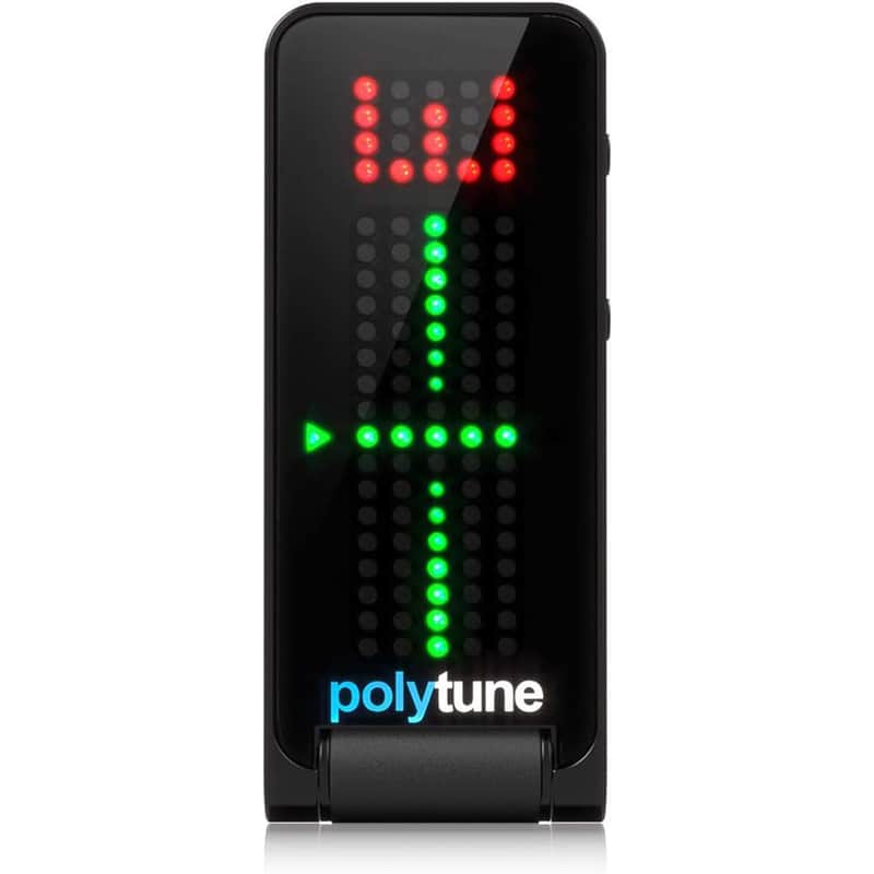 TC Electronic PolyTune Clip Black Noir Clip-on Polyphonic Tuner image 1