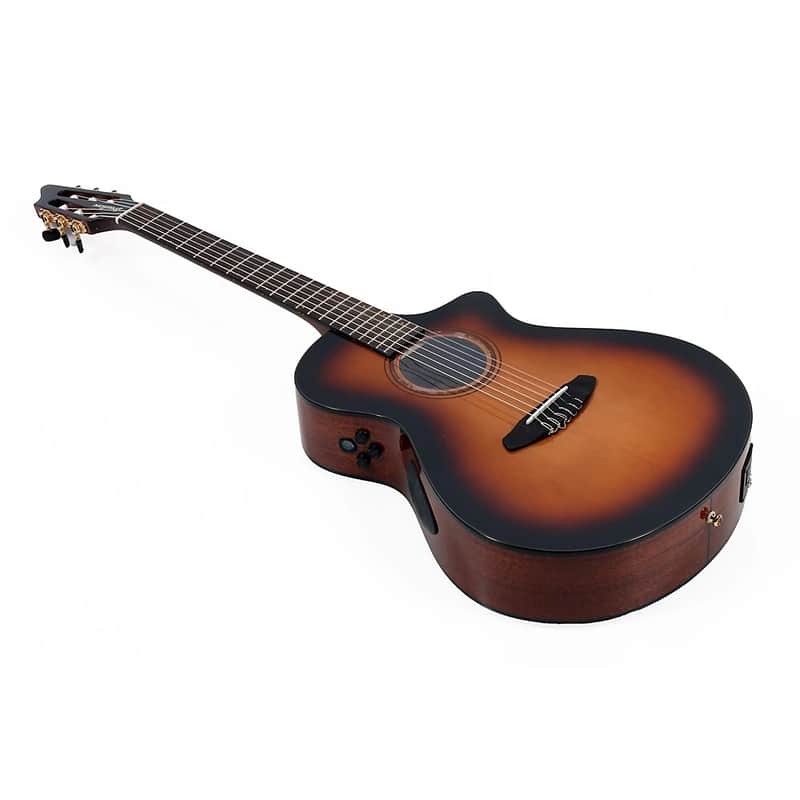 Breedlove Solo Pro Concert Nylon-String Classical Acoustic-Electric Guitar - Edge Burst image 1