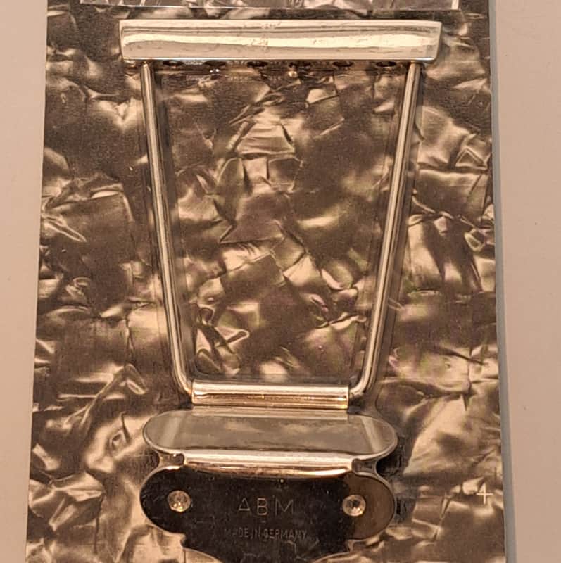 Allparts Trapeze TP-429 Tailpiece 80's-90's - 6 String Chrome Tailpiece - New Old Stock image 1