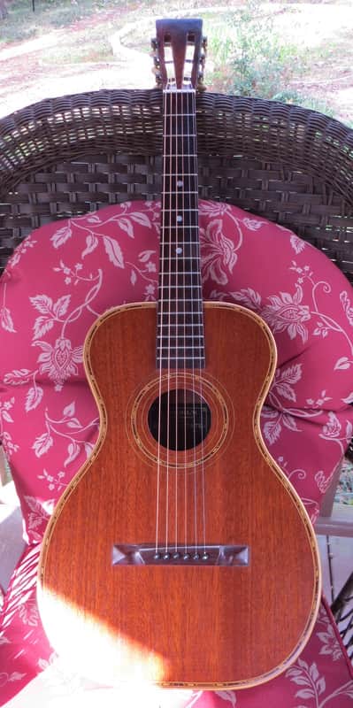 Vintage L. Viohl  Empire State 1904-1920? Parlor Guitar Unplayed Cond w/Pro Restoration image 1