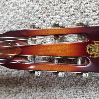 Vintage 1983 Dobro model 66B Rare Round neck Sandblasted Birch collectors grade with pickup and HSC image 6