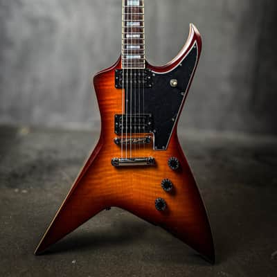 Evil Instruments (Claudio Sanchez) Presents: The Jackhammer (Made In USA In Partnership With Dunable Guitars) v2 Flame Top image 2