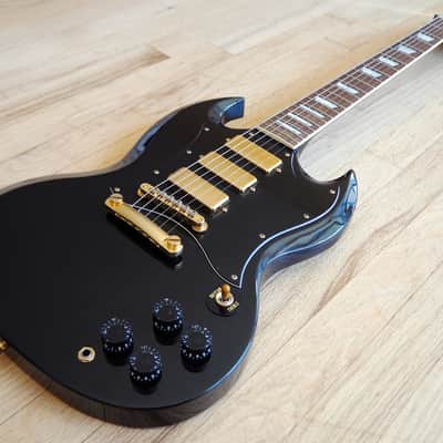 1989 Greco SG-700 Custom Mint Collection Vintage Guitar SG w/ Firebird Pickups & Gibson Hardcase image 12
