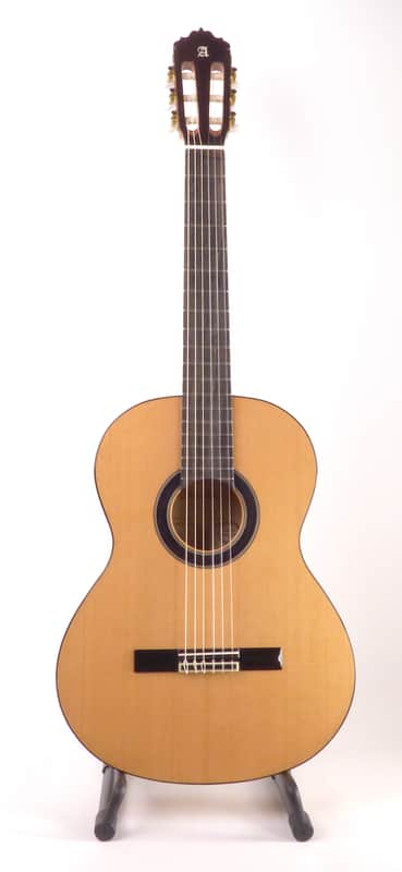 Alhambra Model 6 White Ebony - Made in Spain - Gloss Finish