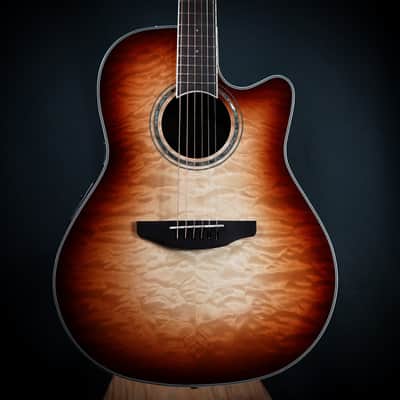 Ovation CS24X-7C Celebrity Standard Exotic Mid Depth Cutaway 6-String Acoustic-Electric Guitar image 2