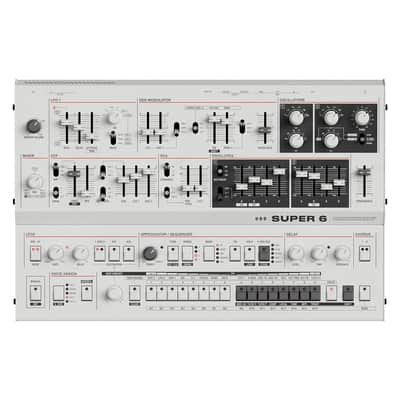 UDO Audio Super 6 Hybrid Analogue Polyphonic Synth - Desktop (White) image 1