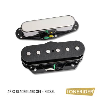 Tonerider Apex Blackguard Hum-Cancelling Tele pickup Set/Nickel