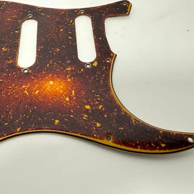 RebelRelic Stratocaster Celluloid Top Tortoise Pickguard - Brown Tortoise Strat Guard - Vintage - Aged Relic image 3