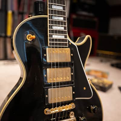 Gibson Custom Shop Murphy Lab '57 Les Paul Custom 3-Pickup Reissue Light Aged image 4