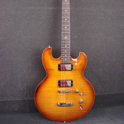 DBZ Imperial FM Electric Guitar Flame Maple Amber Sunburst Dean B