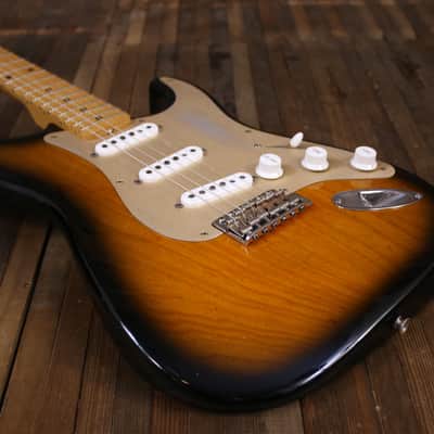1992 Fender USA Custom Shop '54 Stratocaster Reissue 2 Tone Sunburst image 5