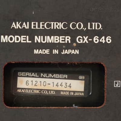 Akai GX-646 Reel-to-Reel Tape Deck Red Serviced w/ Hubs Reel - 1 Year Warranty image 10