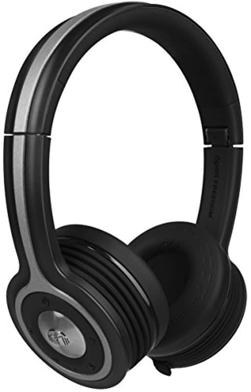 Monster Isport Freedom Wireless Bluetooth On-Ear Headphones in Black (Used) image 1