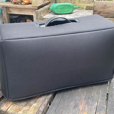 Handwired Unbranded Fender Style Reverb Unit Unknown - Stained Pine, With Hotcover Case and Fender Footswitch image 5